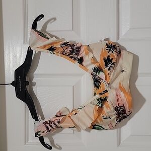 Aerie xs/s aloha print bathing suit top
